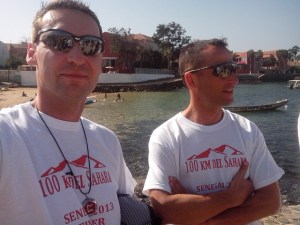 My mentor Thomas Wittek and me in Senegal